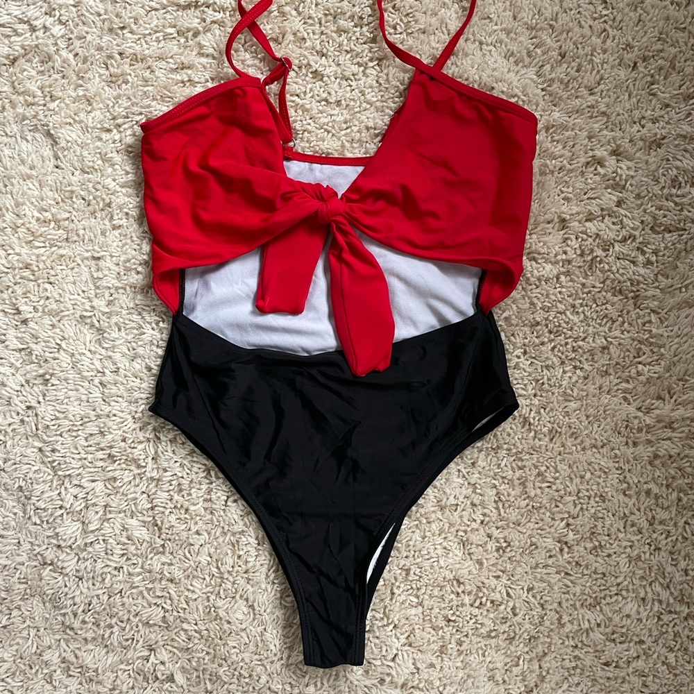 One Piece Cut Out Bathing Suit
